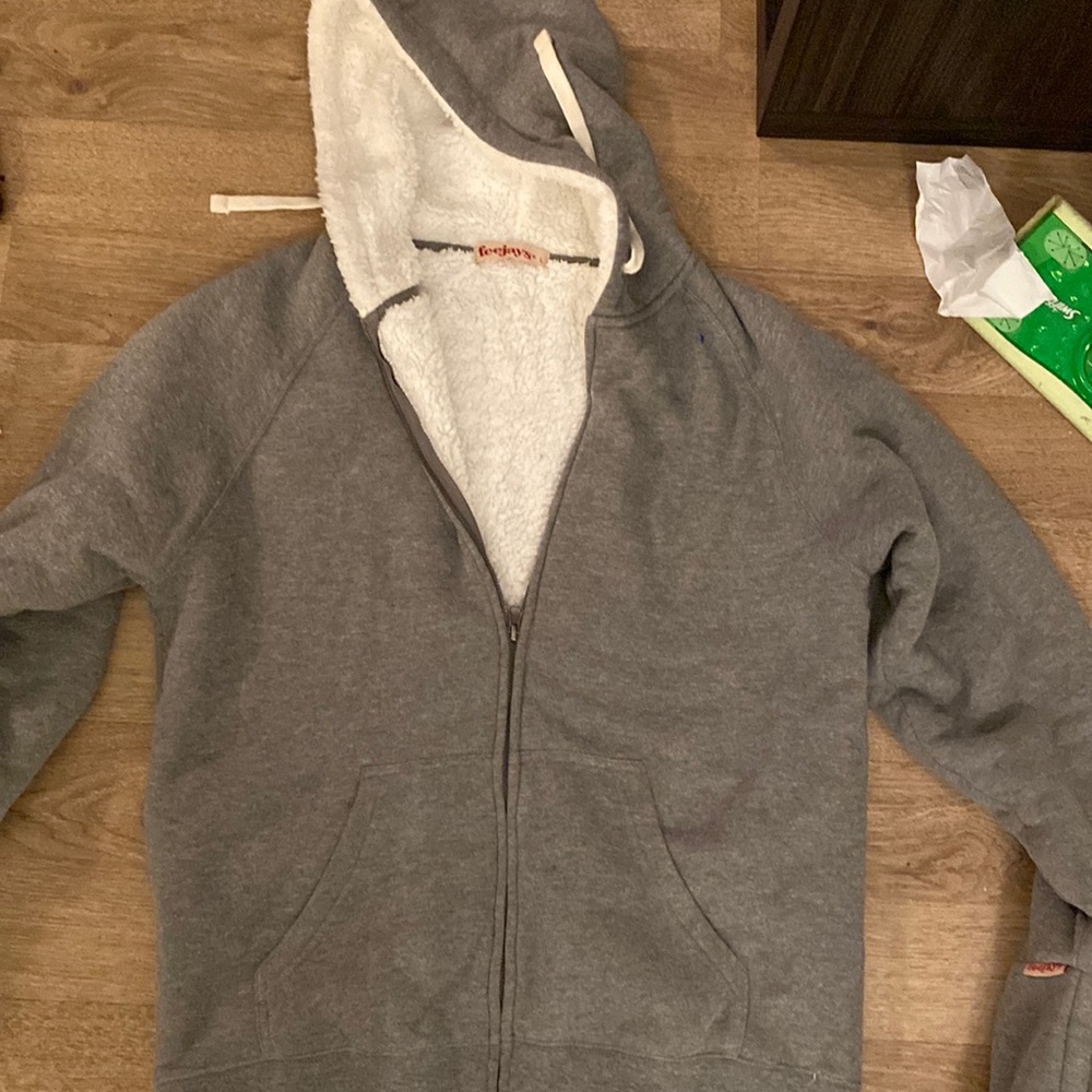 Gray hoodie